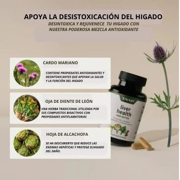 LIVER HEALTH®-DESINTOXICA TU HIGADO Y DEJA DE PADECER HIGADO GRASO