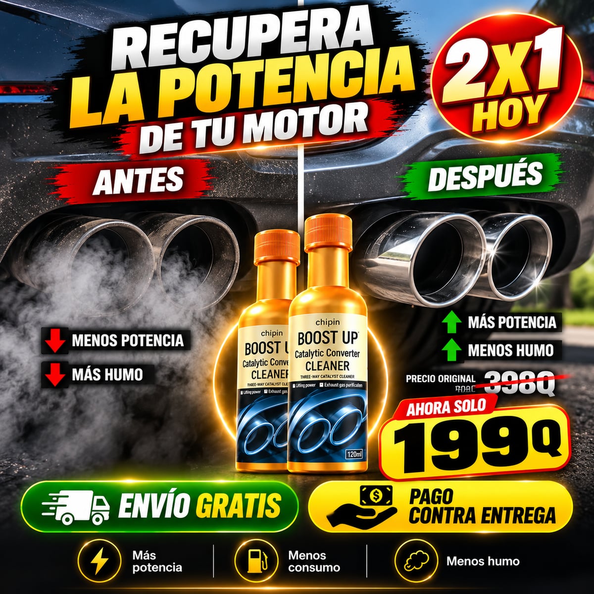 2x1 CataMax PRO™ — Cuida tu motor y tu bolsillo.