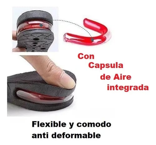 Plantillas para Aumento de Estatura (Aumenta +5cm)
