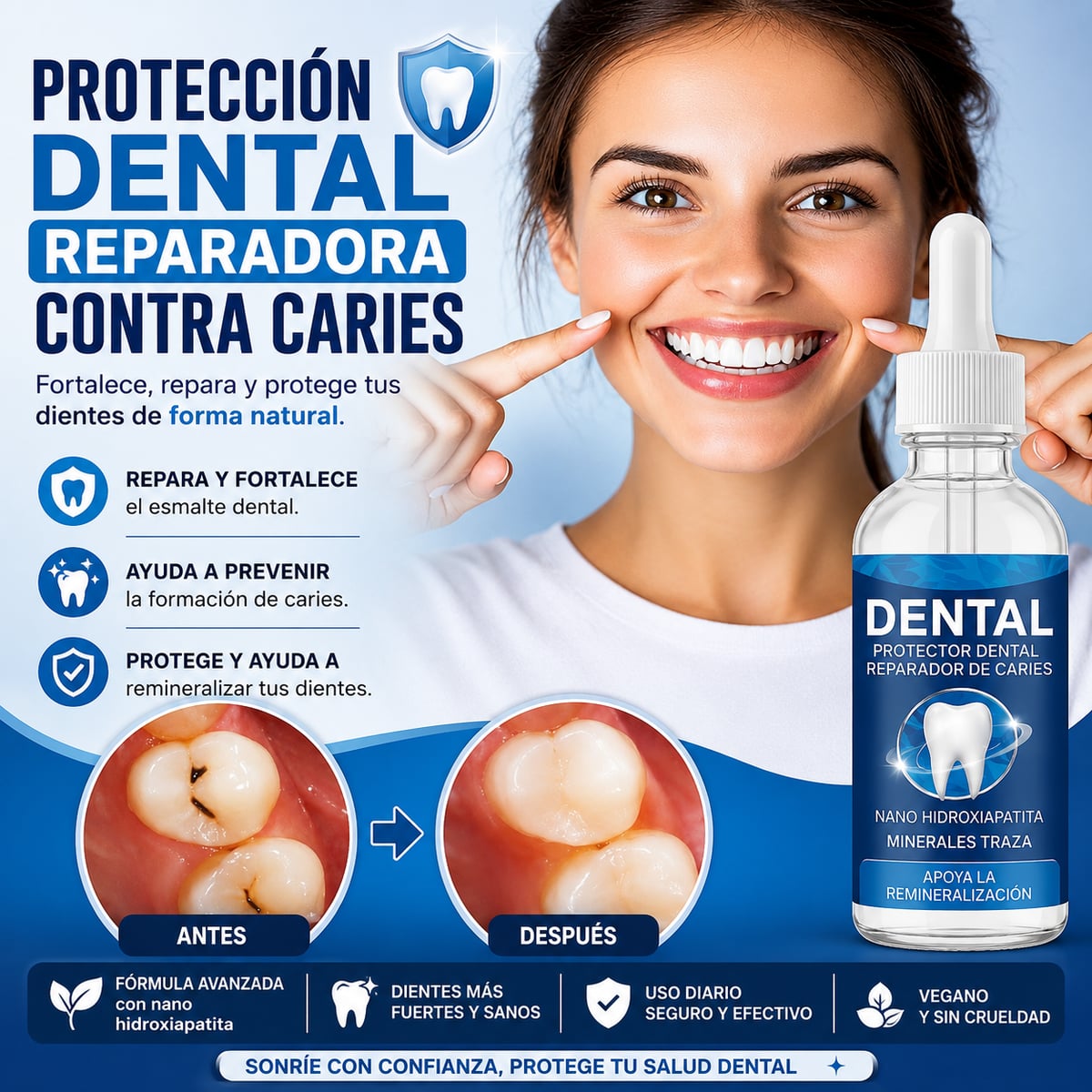 DENTAL CAVITY PROTEGE Y REPARA TU SONRISA + ENVIO GRATIS