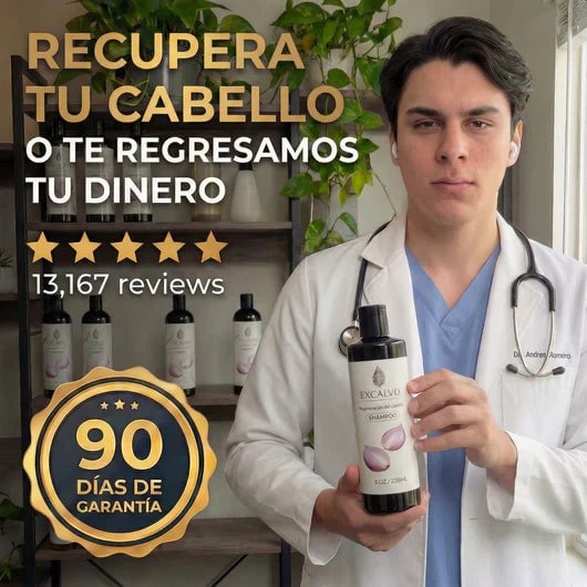 ULTIMAS UNIDADES-✨2x1 SHAMPOO EXCALVO REGENERADOR EFICAZ CONTRA LA CALVICIE+ENVIO GRATIS✨