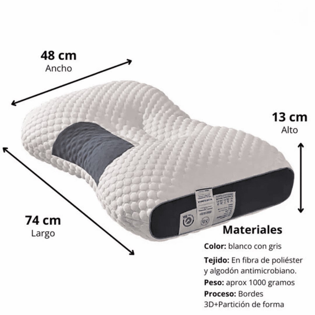 2x1 DELUXE ERGONOMIC PLUS Almohada Ortopedica - Promo 2X1
