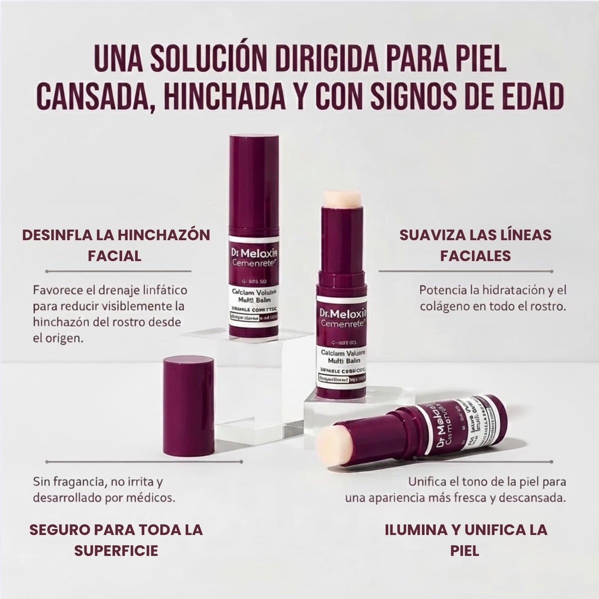 Barra de Colágeno Anti-Arrugas con Calcio Dr. Melaxin (Botox en Barra)
