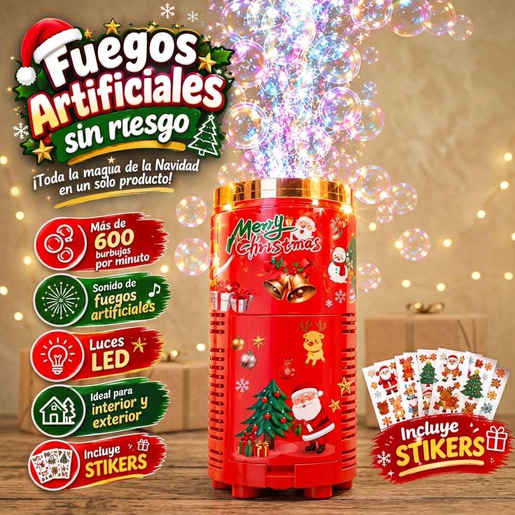Maquina de Burbujas Diversion Total - ENVIO GRATIS - PAGAS AL RECIBIR