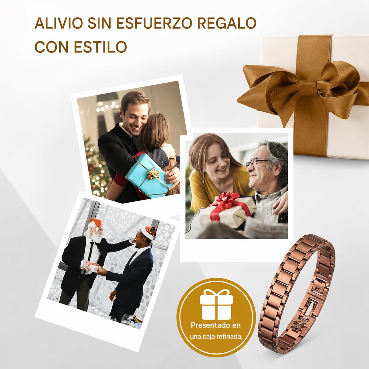 Pulsera magnética de cobre puro: alivia dolor y mejora circulación