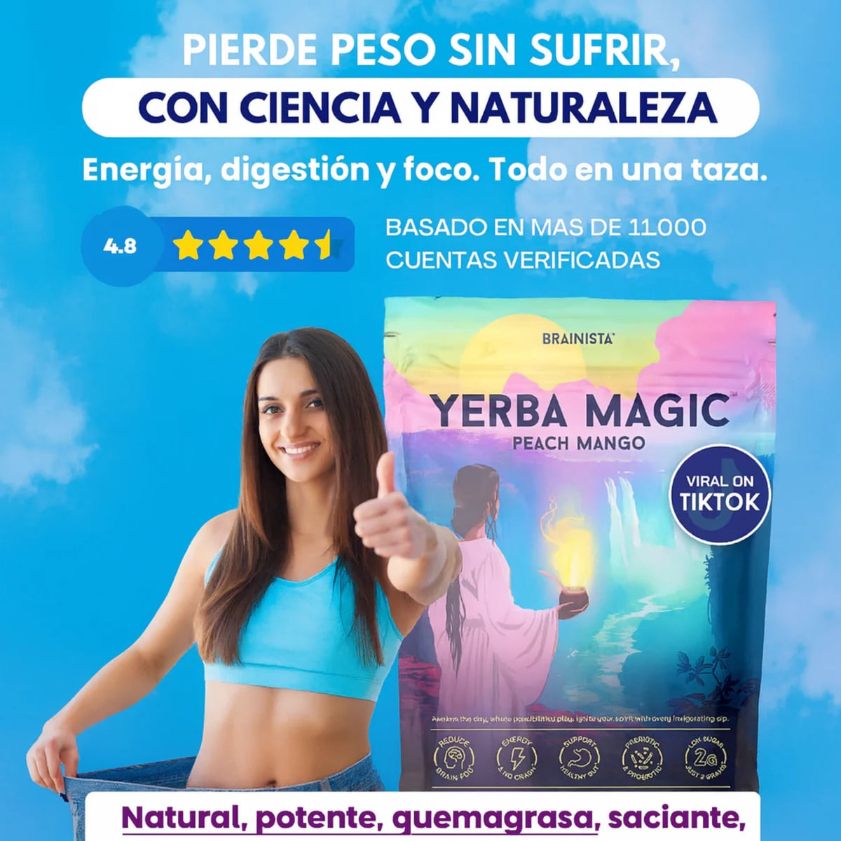 Yerba Magic® | Té natural en polvo