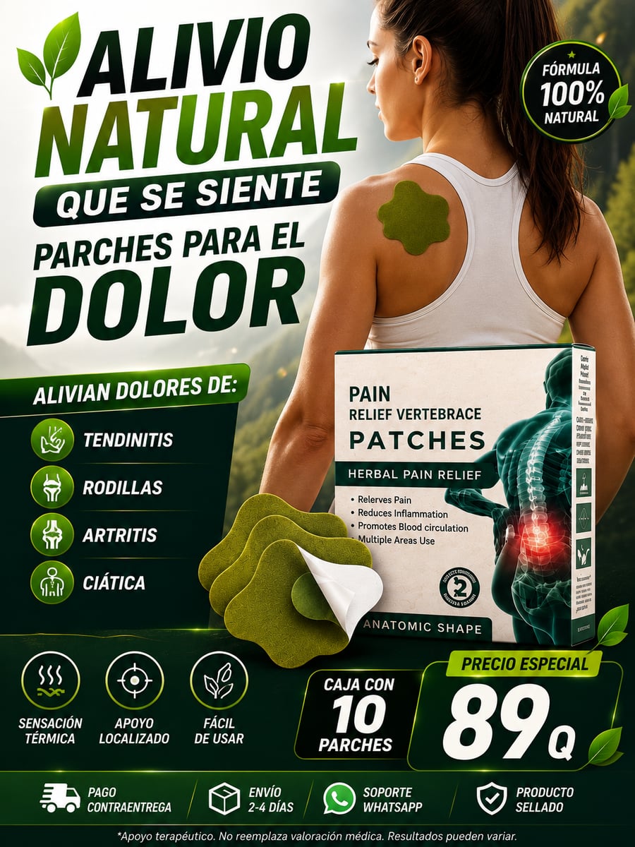 Parches Naturales Para el Alivio del Dolor + ENVIO GRATIS