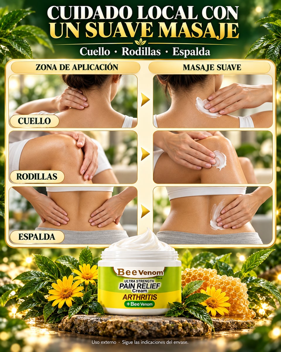 Crema Alivio Articular con Veneno de Abeja+ ENVIO GRATIS