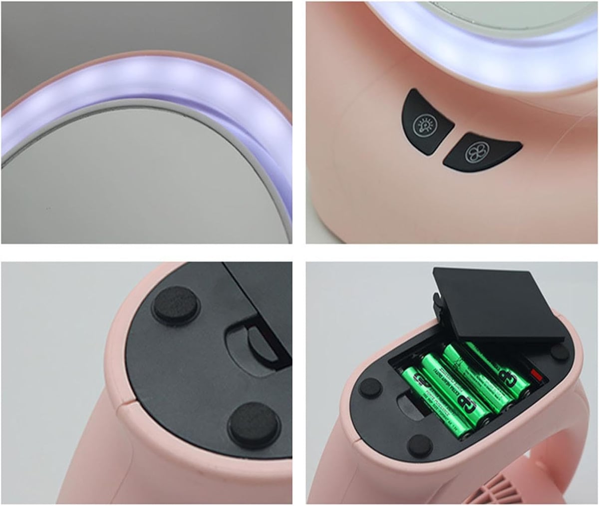 🪞💄Espejo Con Luz LED y Ventilador Integrado+ ENVIO GRATIS