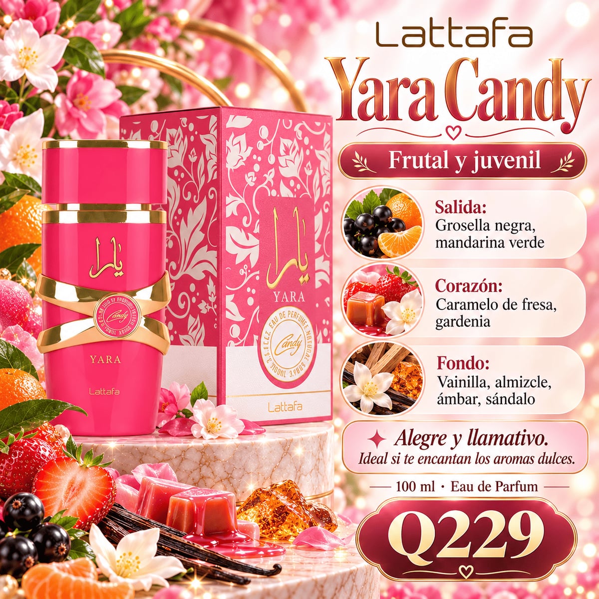 Perfumes Árabes Lattafa Originales – Colección Yara y Asad.