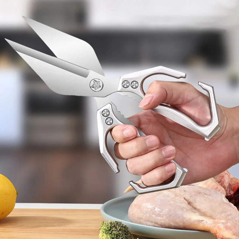 Tijeras de cocina multifuncionales para uso intensivo