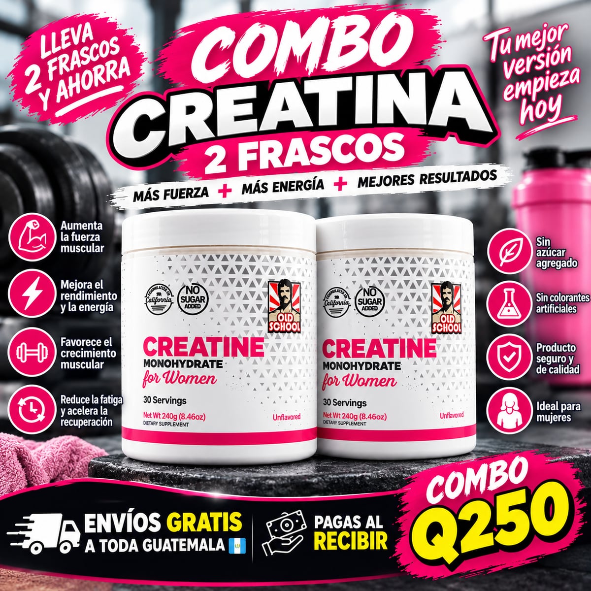 CREATINA FOR WOMEN X2