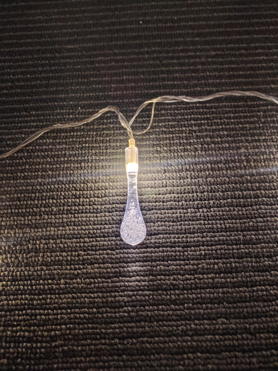 LUCES FORMA DE GOTA 4.5M