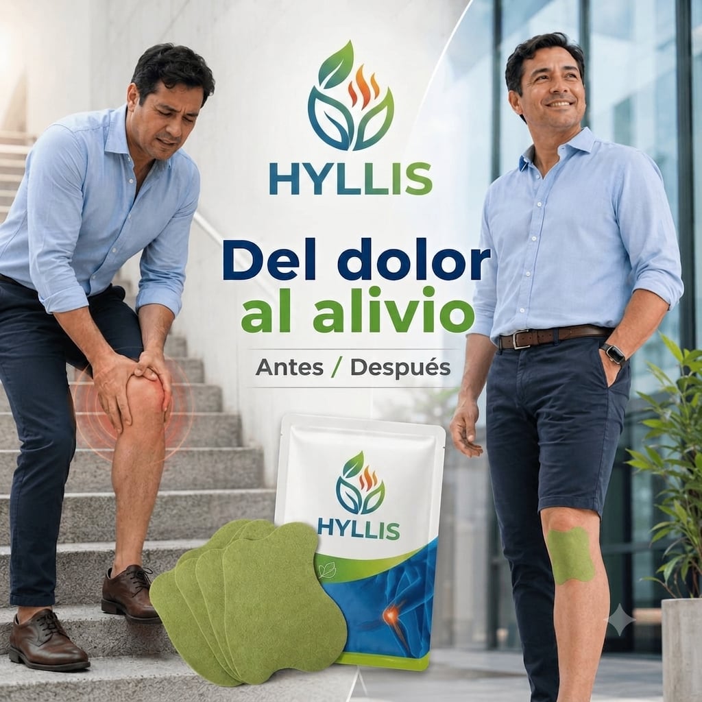 HYLLIS®2X1: (20 Parches) autocalentables de ajenjo que devuelven el confort a tus articulaciones.