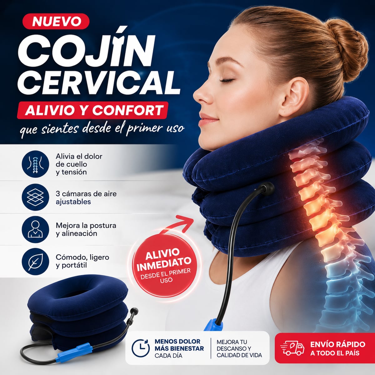 AeroFix™ Alivia tu dolor de cuello y relaja tus cervicales