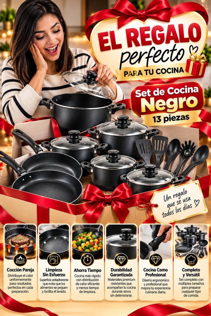 Set de Ollas Antiadherente Premium