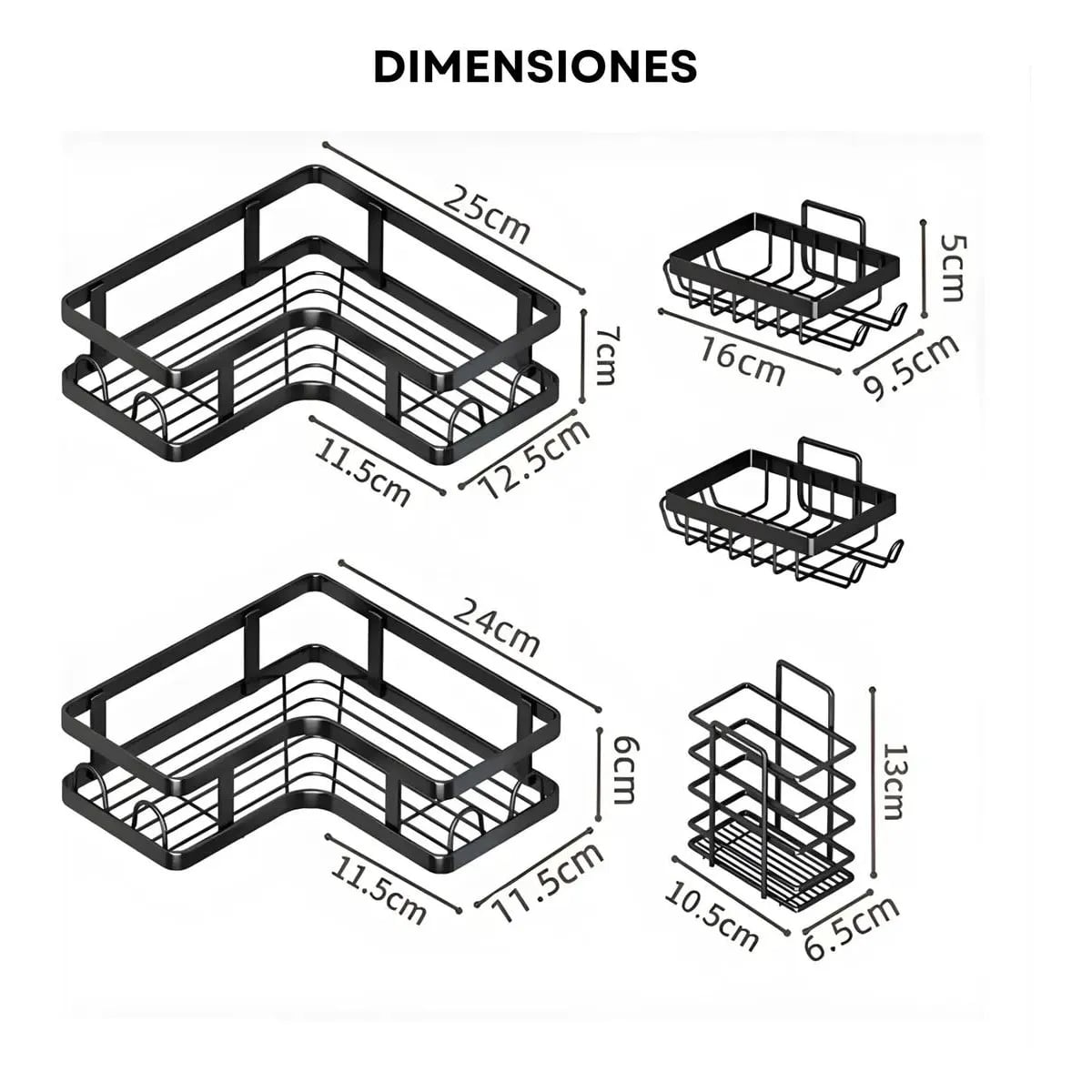 🧼 ¡DILE ADIÓS AL DESORDEN EN TU BAÑO! - ORGANIZADOR DE BAÑO + ENVIO GRATIS 🚚