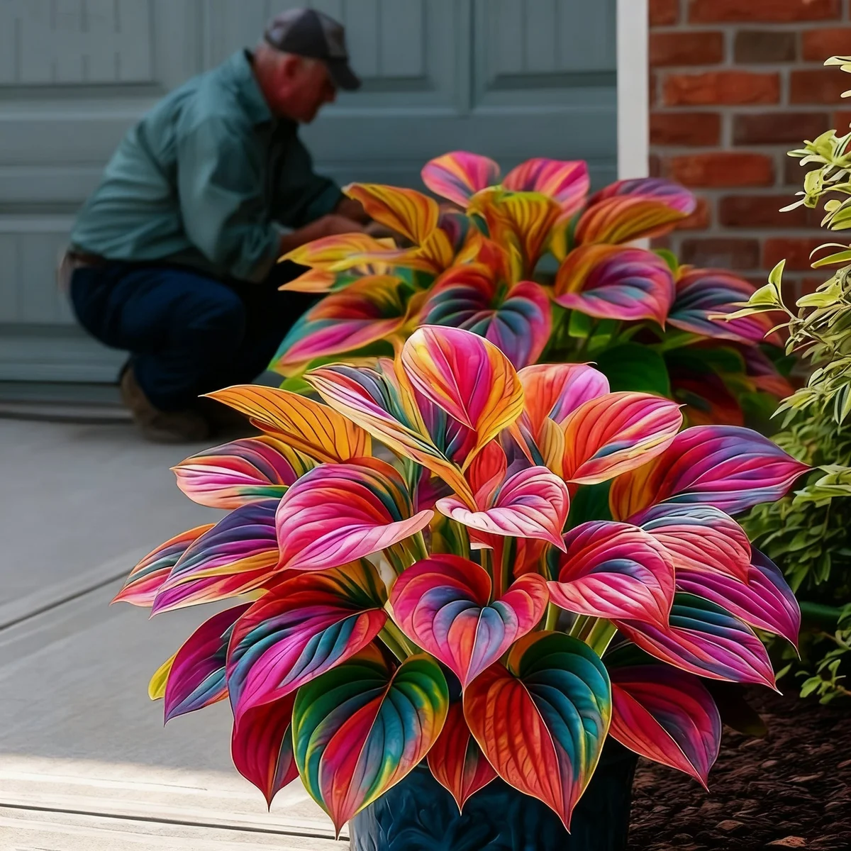 Hostas Rainbow Flame Edición Limitada