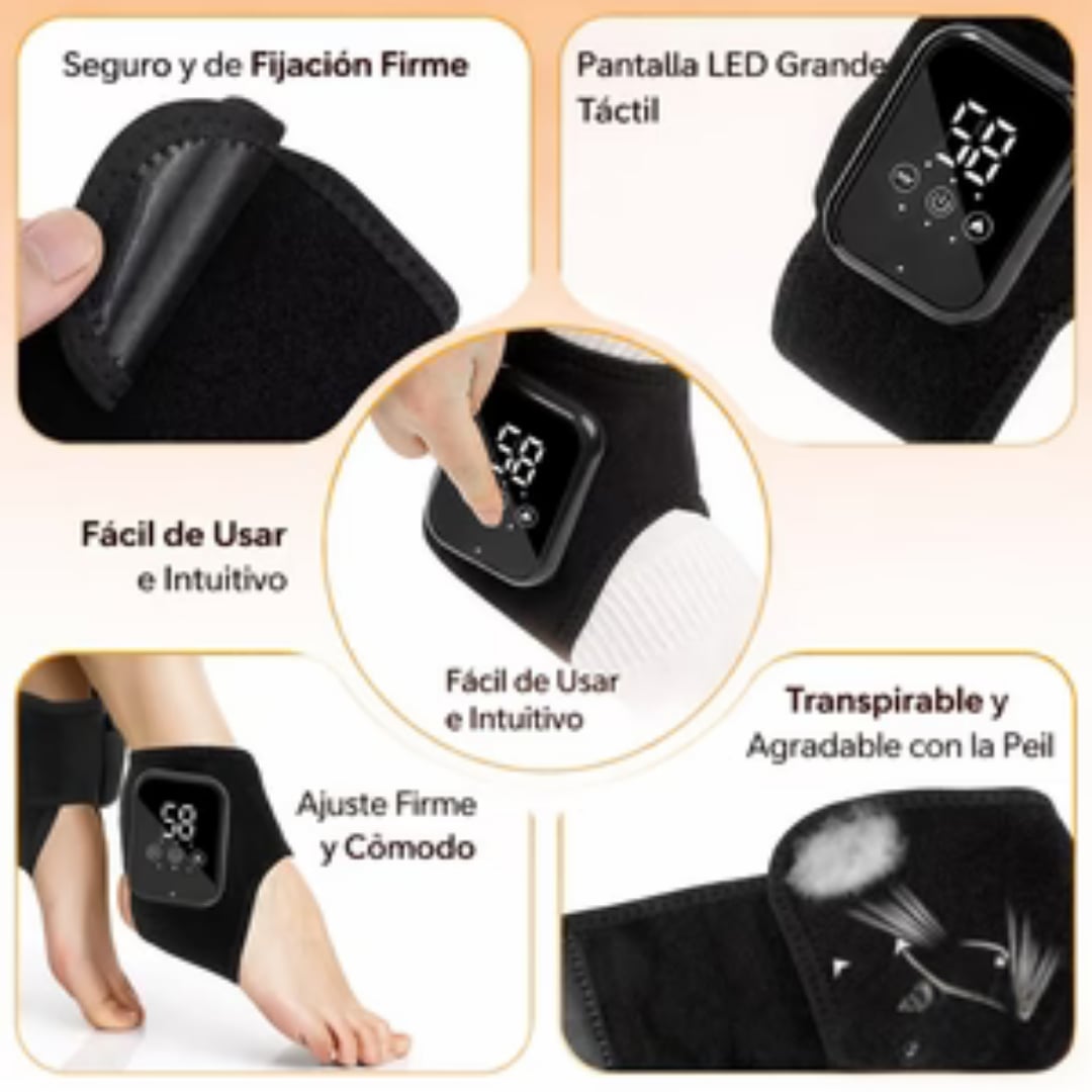 ThermoFlex Pro™  | cómoda tobillera térmica, alivia el dolor | 2x1