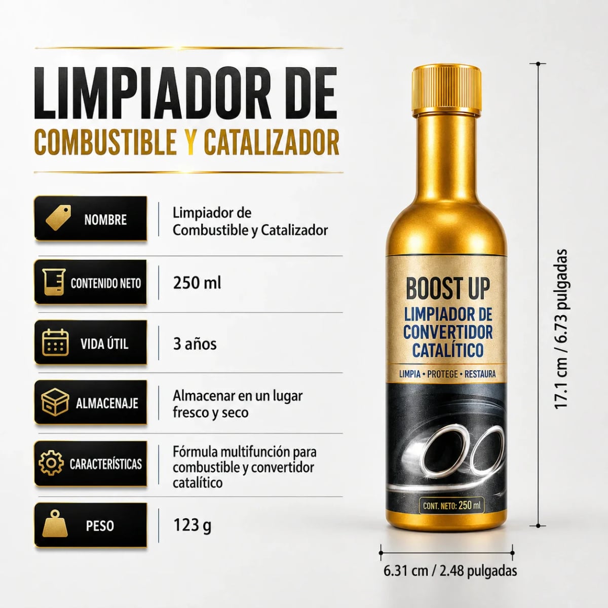 Limpia Catalizador Turbo + ENVIO GRATIS