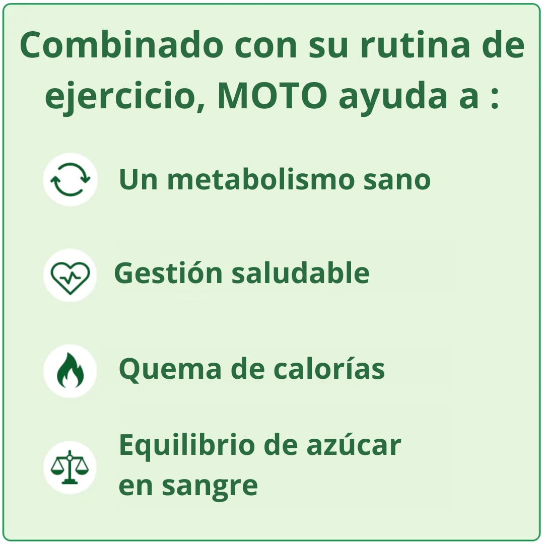 MOTO® Cápsulas que aceleran el metabolismo