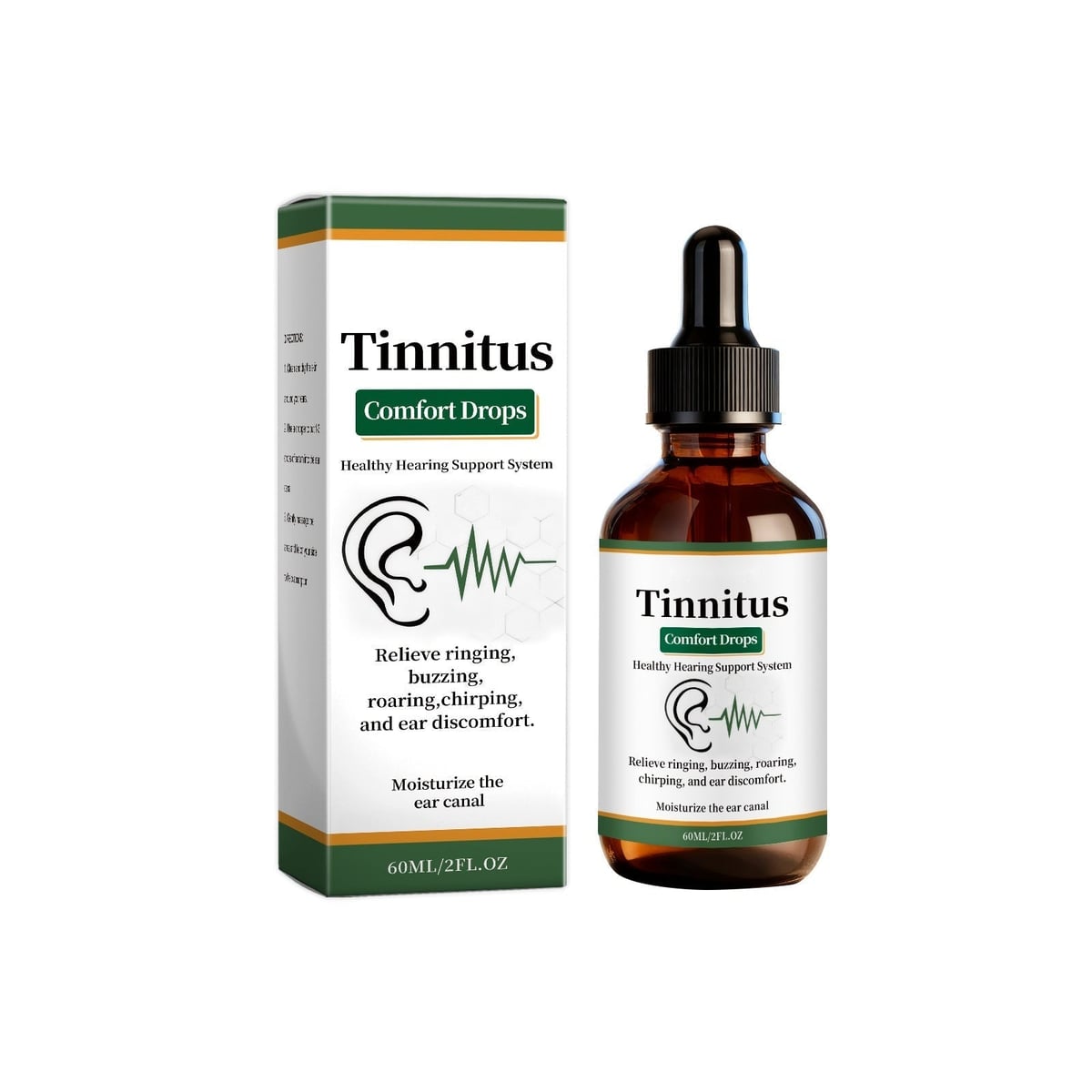 🌿TinniDrop® para el Cuidado Auditivo – Limpieza Suave y Alivio Calmante para Oídos Saludables 🧼