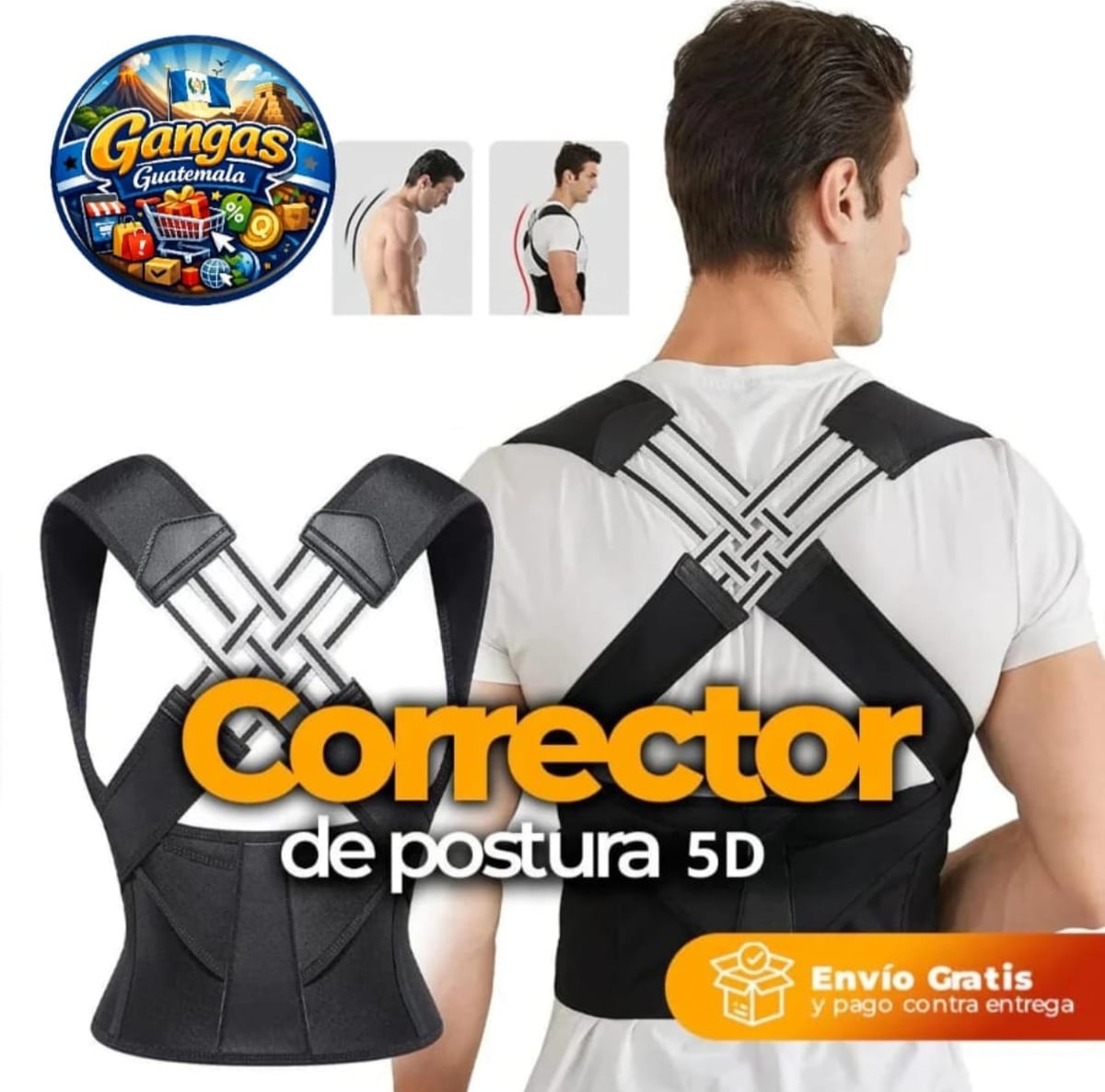 Corrector de postura MAX™ - Paga cuando recibes + Envío gratis 🚗🏠🔥