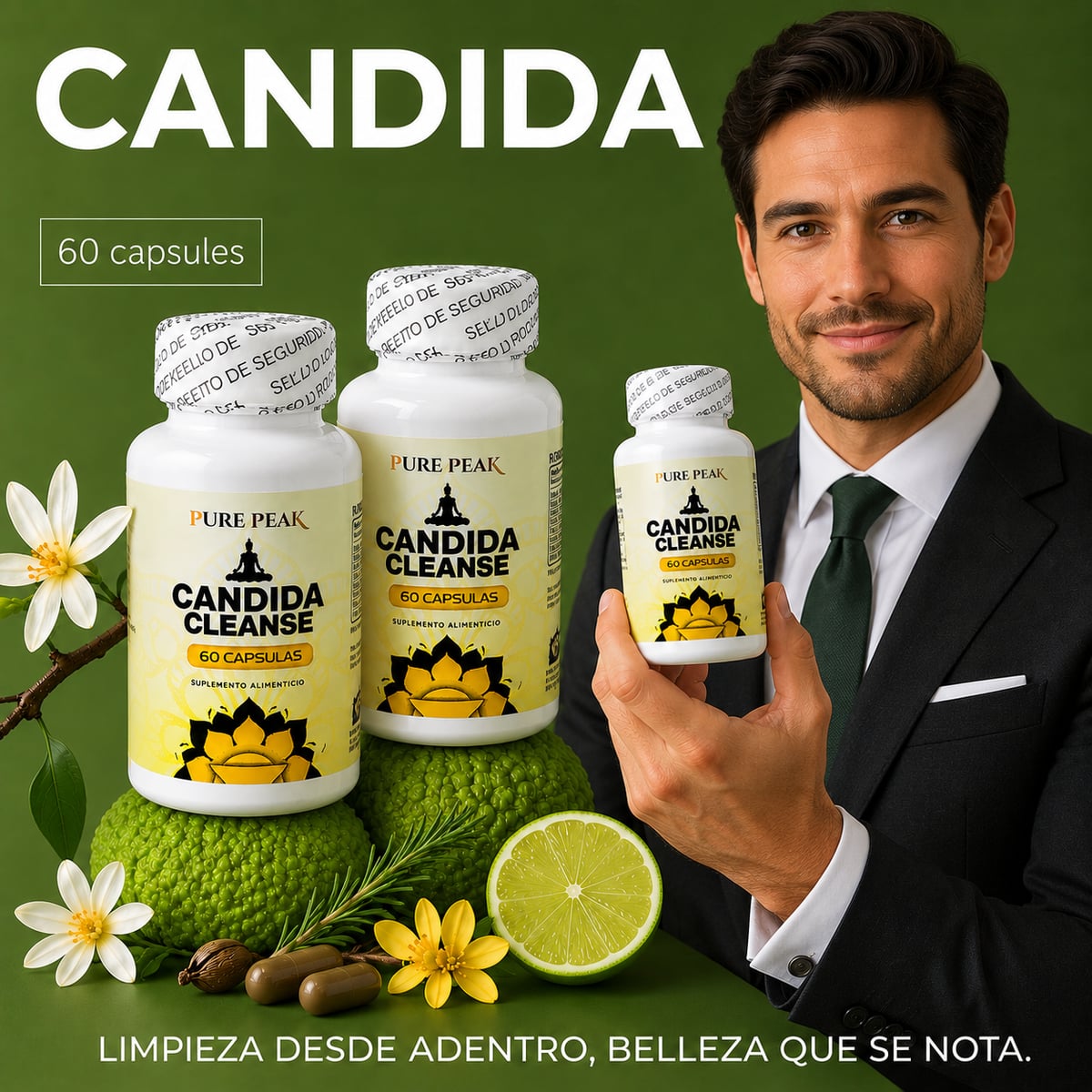 💛Candida  Cleanse  Apoya tu bienestar y siéntete mejor cada día+ ENVÍO GRATIS