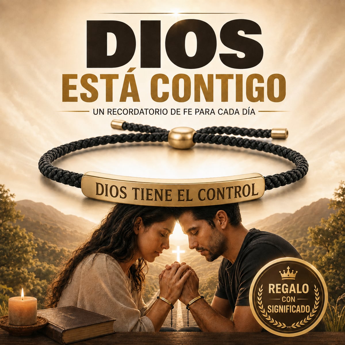 Pulsera Dios Tiene El Control™ – Un Recordatorio de Fe Cada Día
