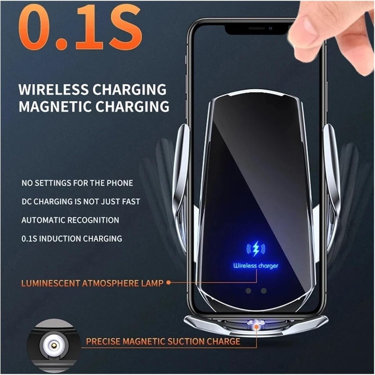 Cargador Magnético Auto SmartGrip Pro