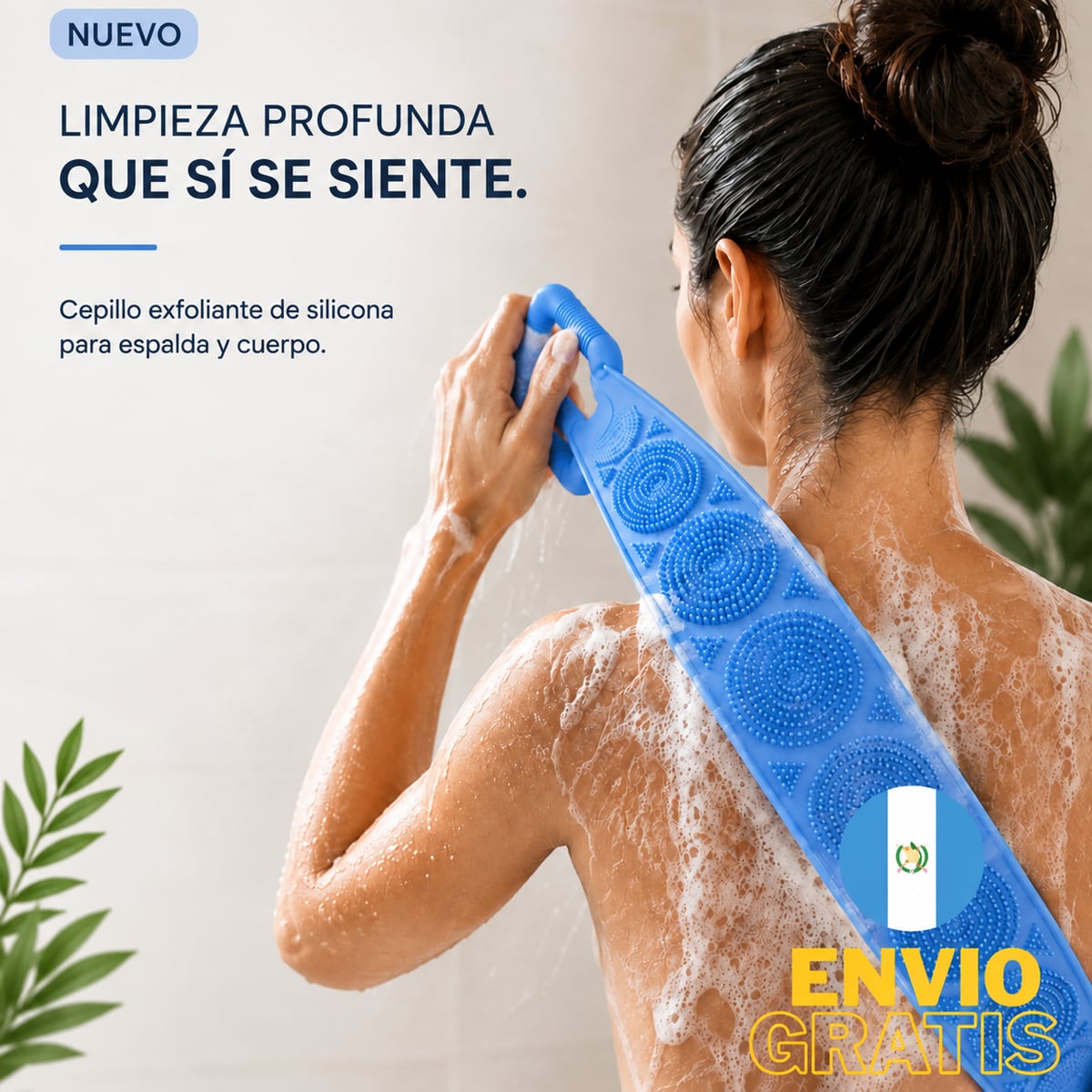 Banda Exfoliante de Silicona: Cuerpo Suave y Cero Piel Muerta 🚿✨