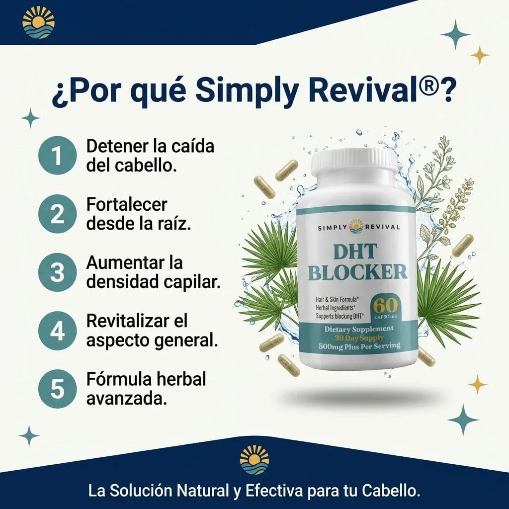 2X1 DHT Blocker™ Bloqueador Herbal de DHT para el Crecimiento y Fortalecimiento Capilar+ ENVIO GRATIS 🎁