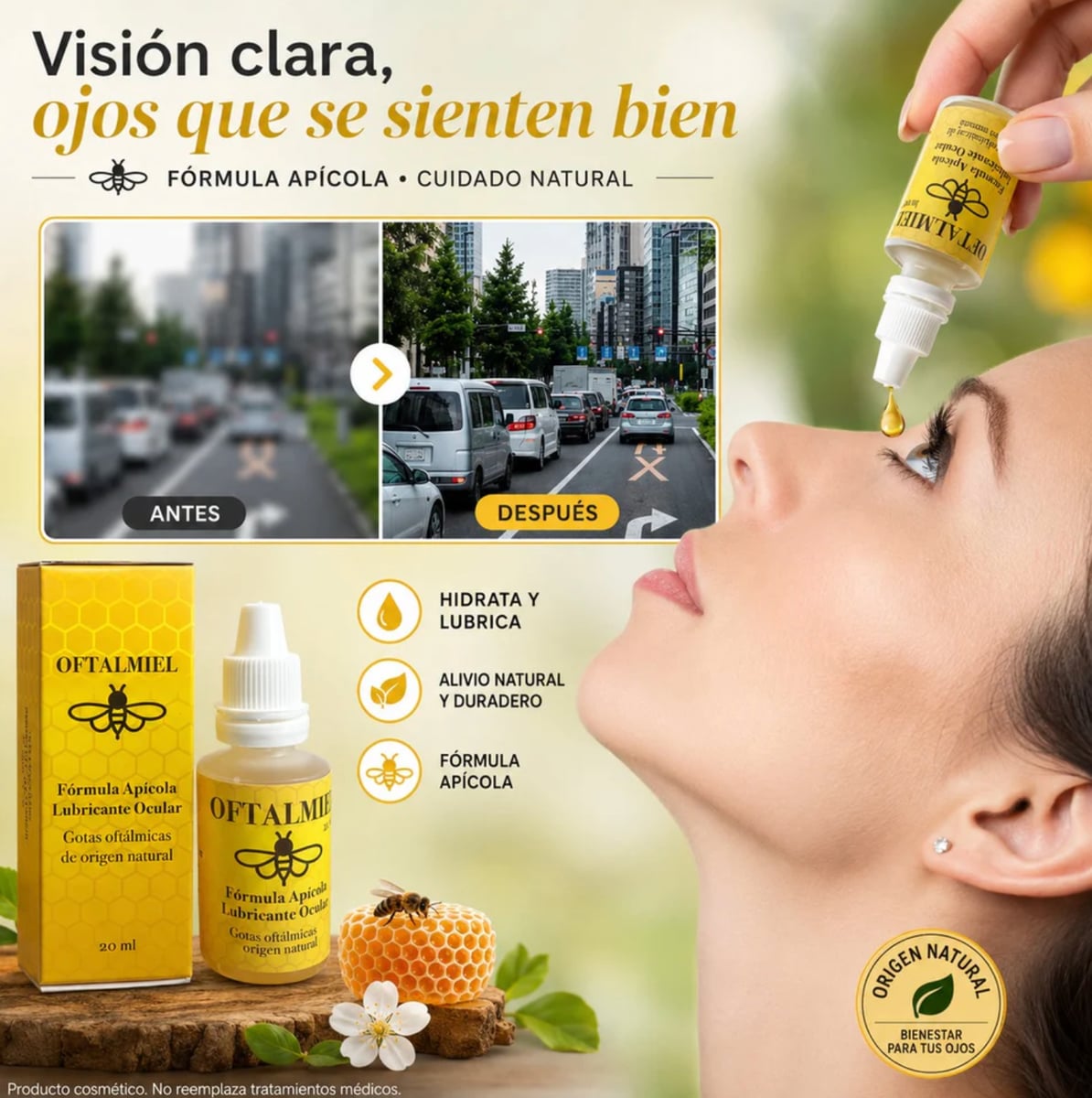 OFTALMIEL™🐝 Alivio y frescura para tus ojos + ENVÍO GRATIS 🎁