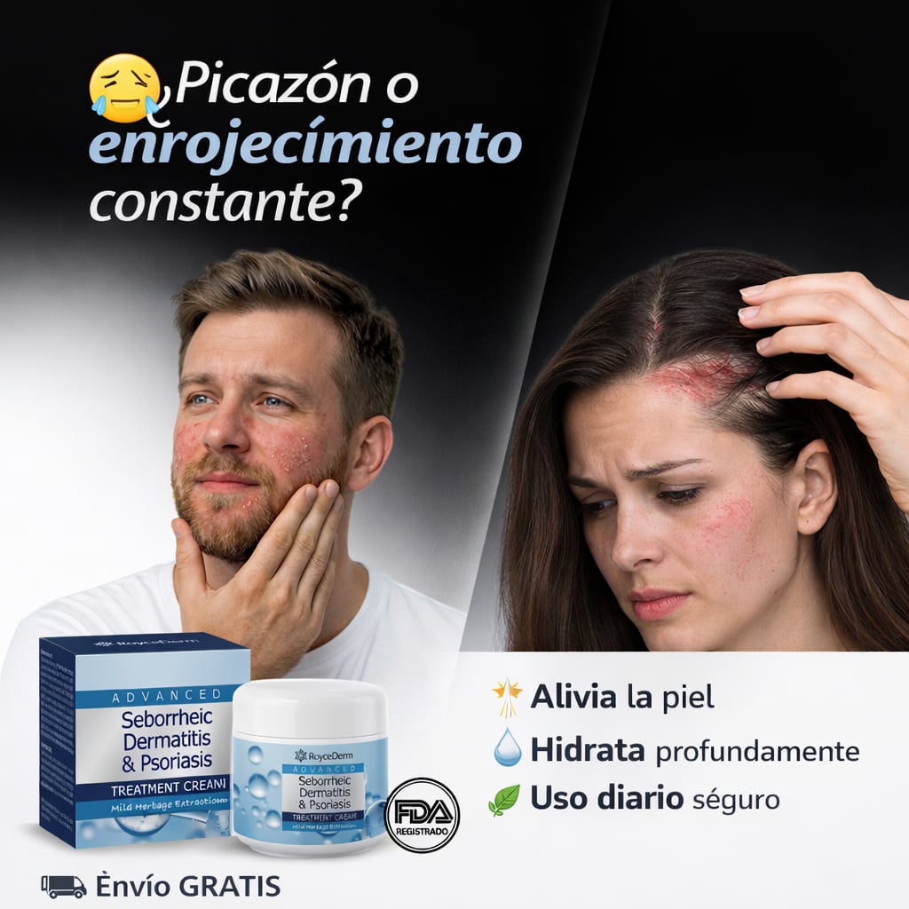 ROYCEDERM – Cuidado para Dermatitis, Psoriasis y Piel Seborreica
