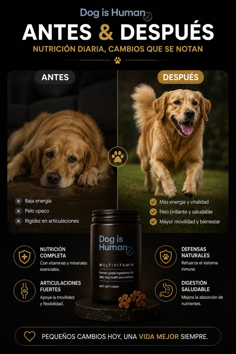 Apoyo nutricional para el bienestar del perro