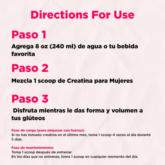 Creatina para mujeres