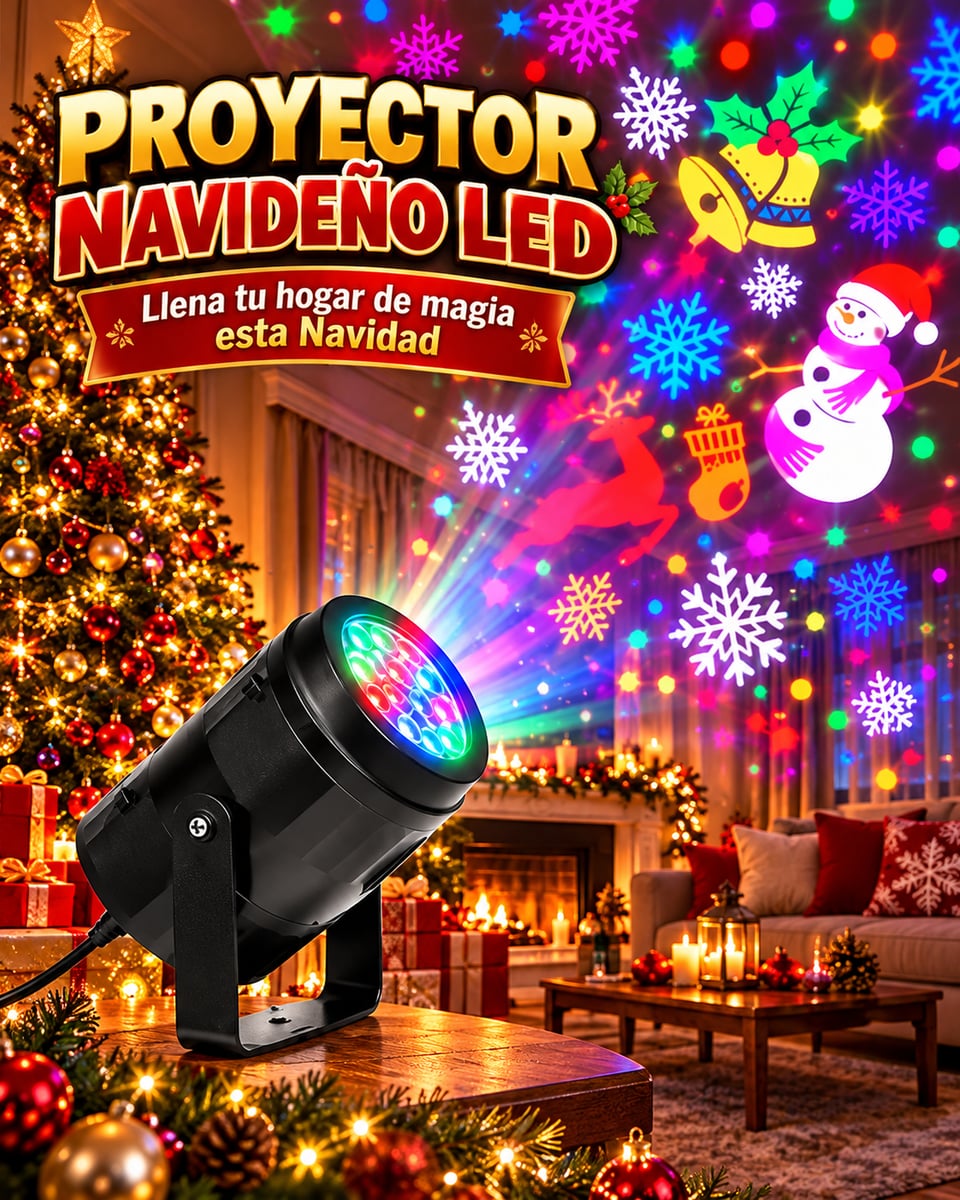 proyector navideño