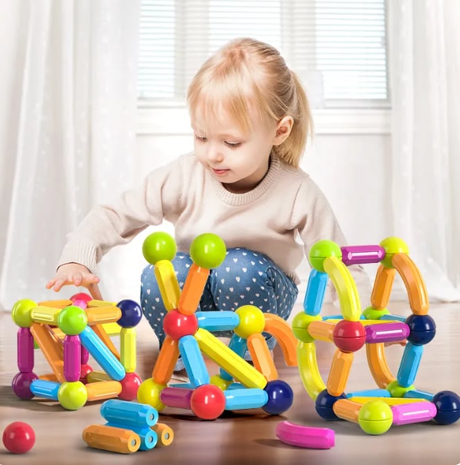 Bloques magnéticos educativos Makids