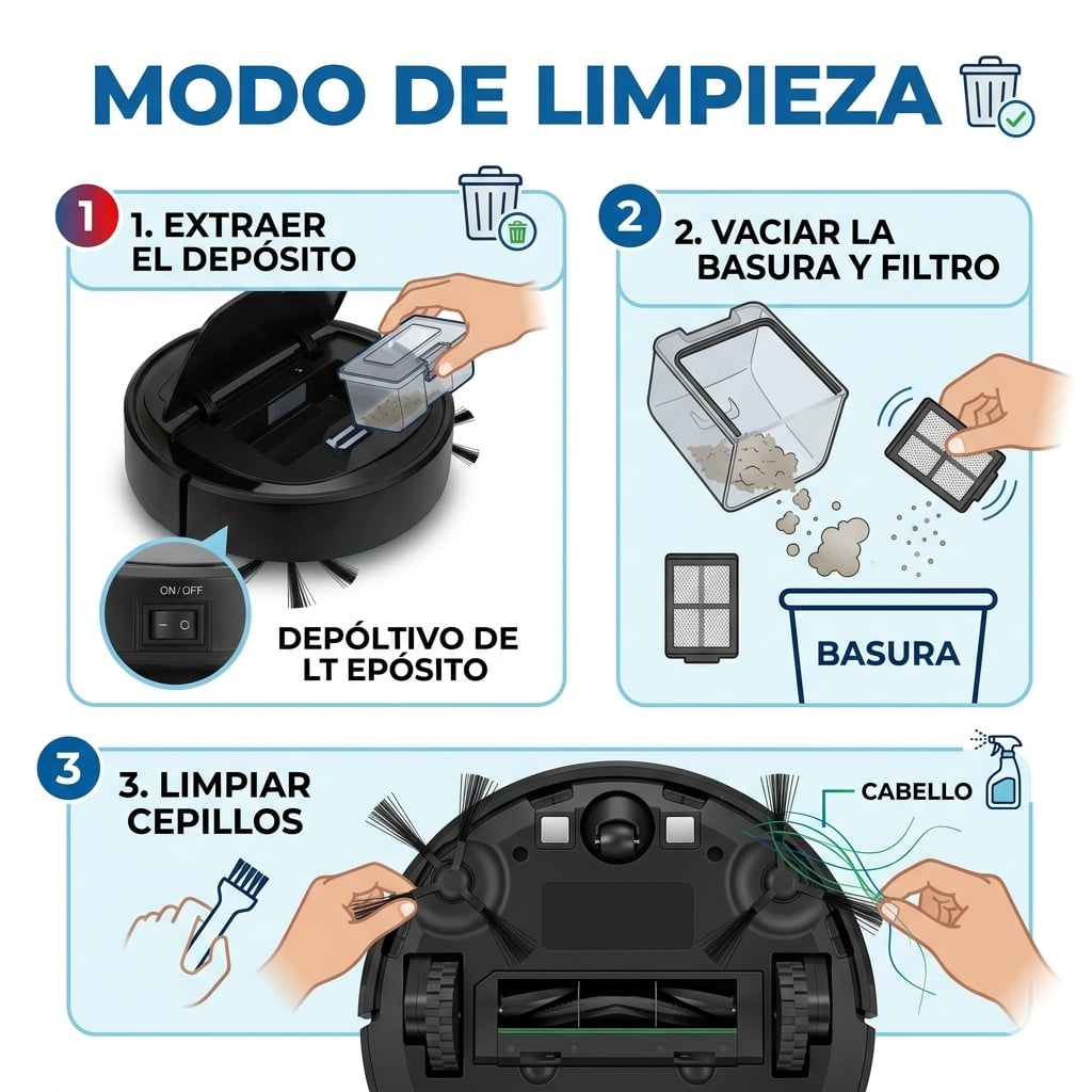  ASPIRADORA ROBOT INTELIGENTE