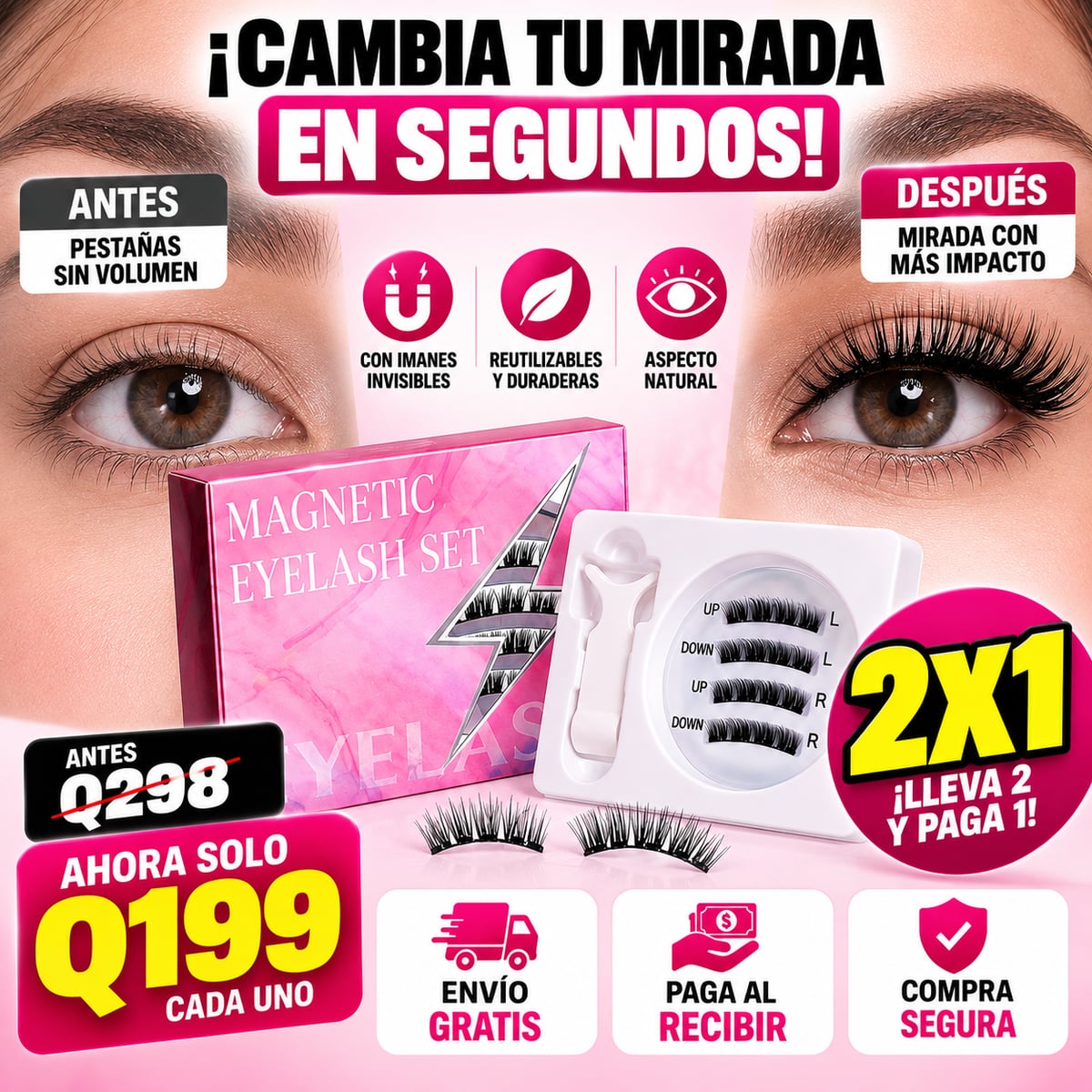 ✨ ¡REALZA TU MIRADA EN SEGUNDOS! 👁️💗/ ENVIO GRATIS
