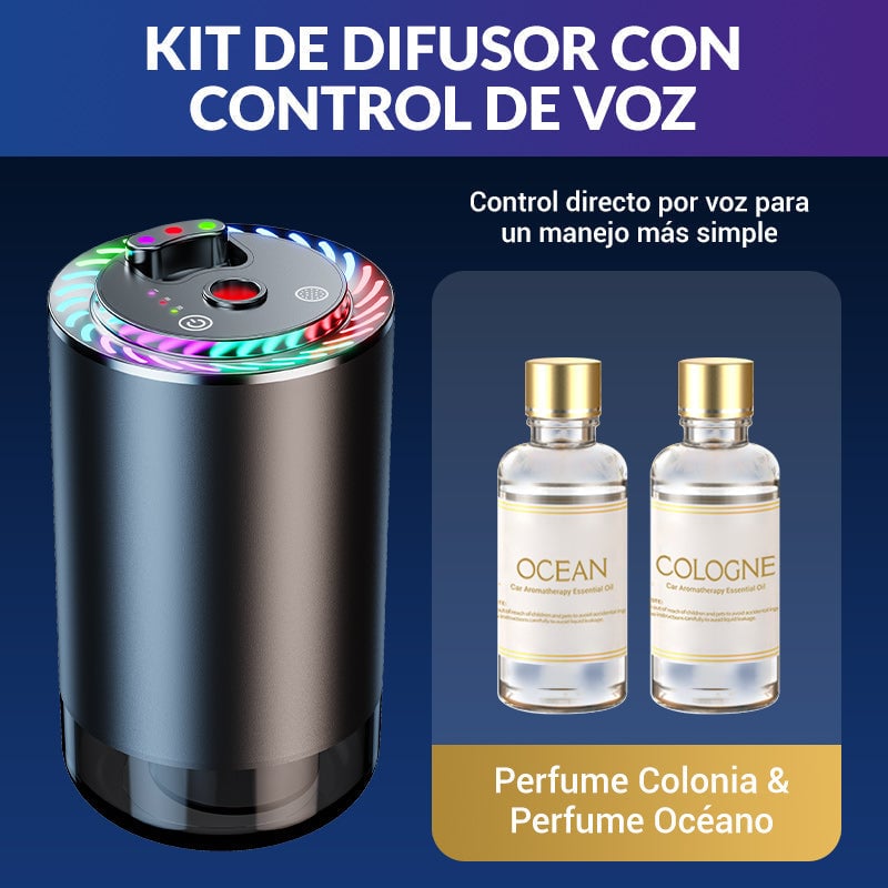 Ambientador-Difusor Inteligente de Ambientador con Luz Proyectora Estrellada💨