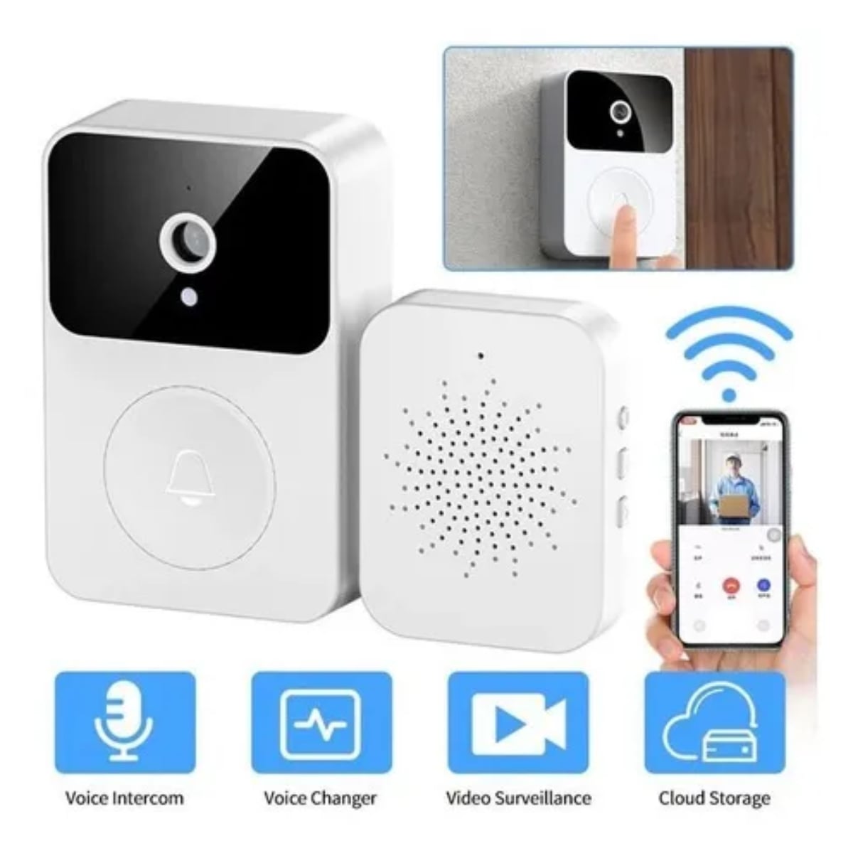 Timbre con Camara Inteligente | WIFI