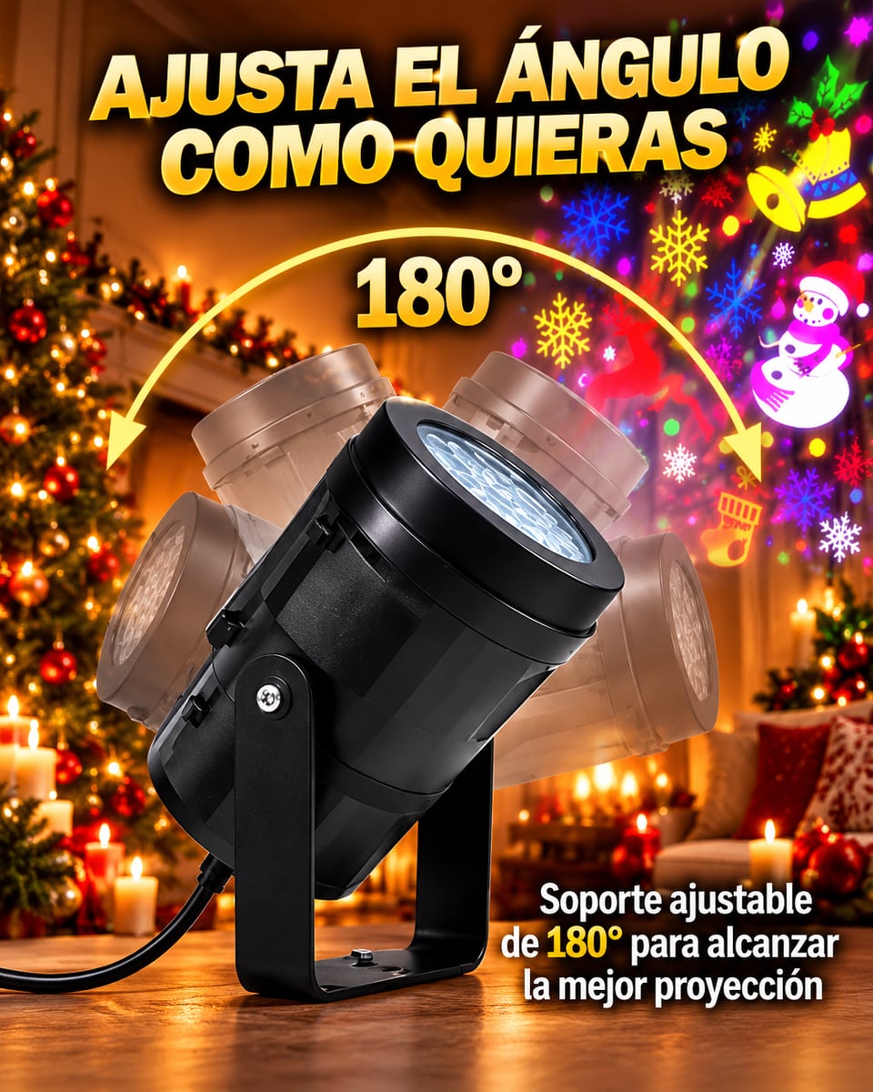 proyector navideño