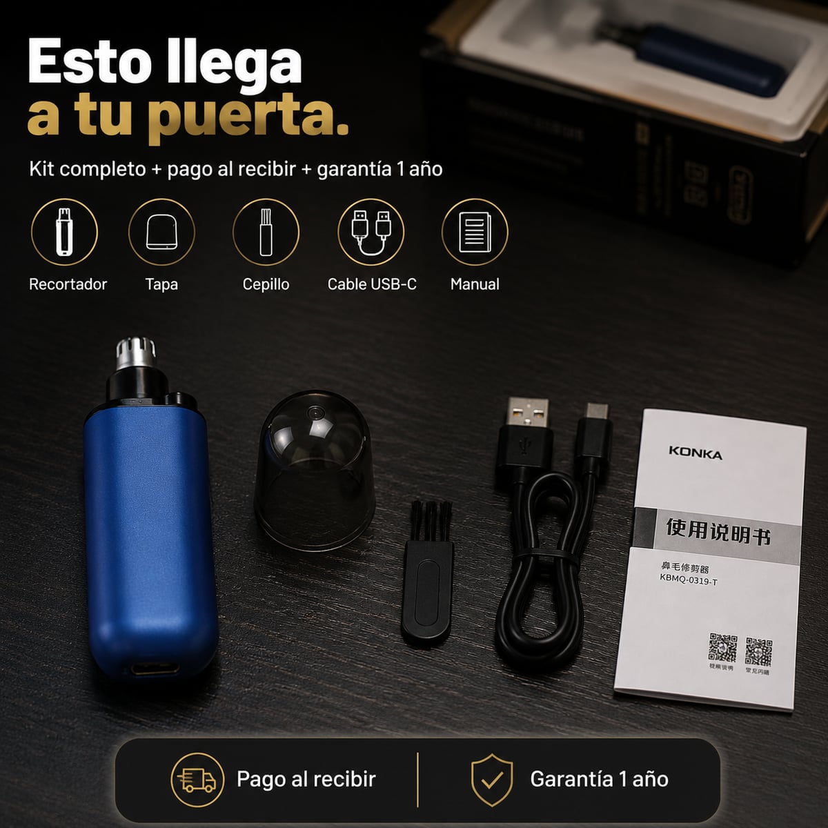 Afeitadora Electrica Portátil - Elimina esos pelillos imposibles