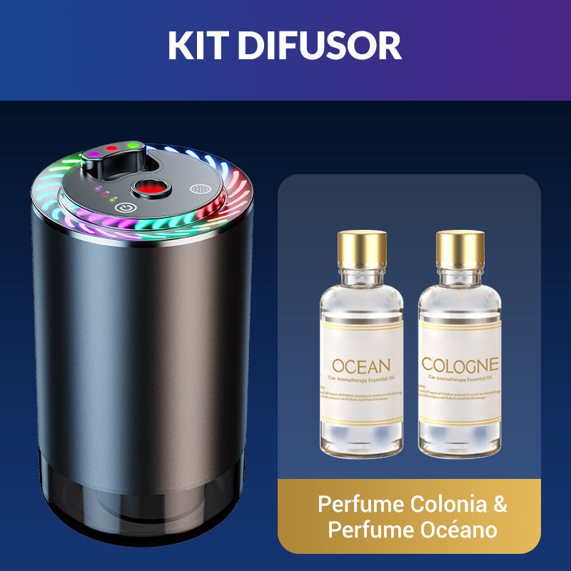 Ambientador-Difusor Inteligente de Ambientador con Luz Proyectora Estrellada💨