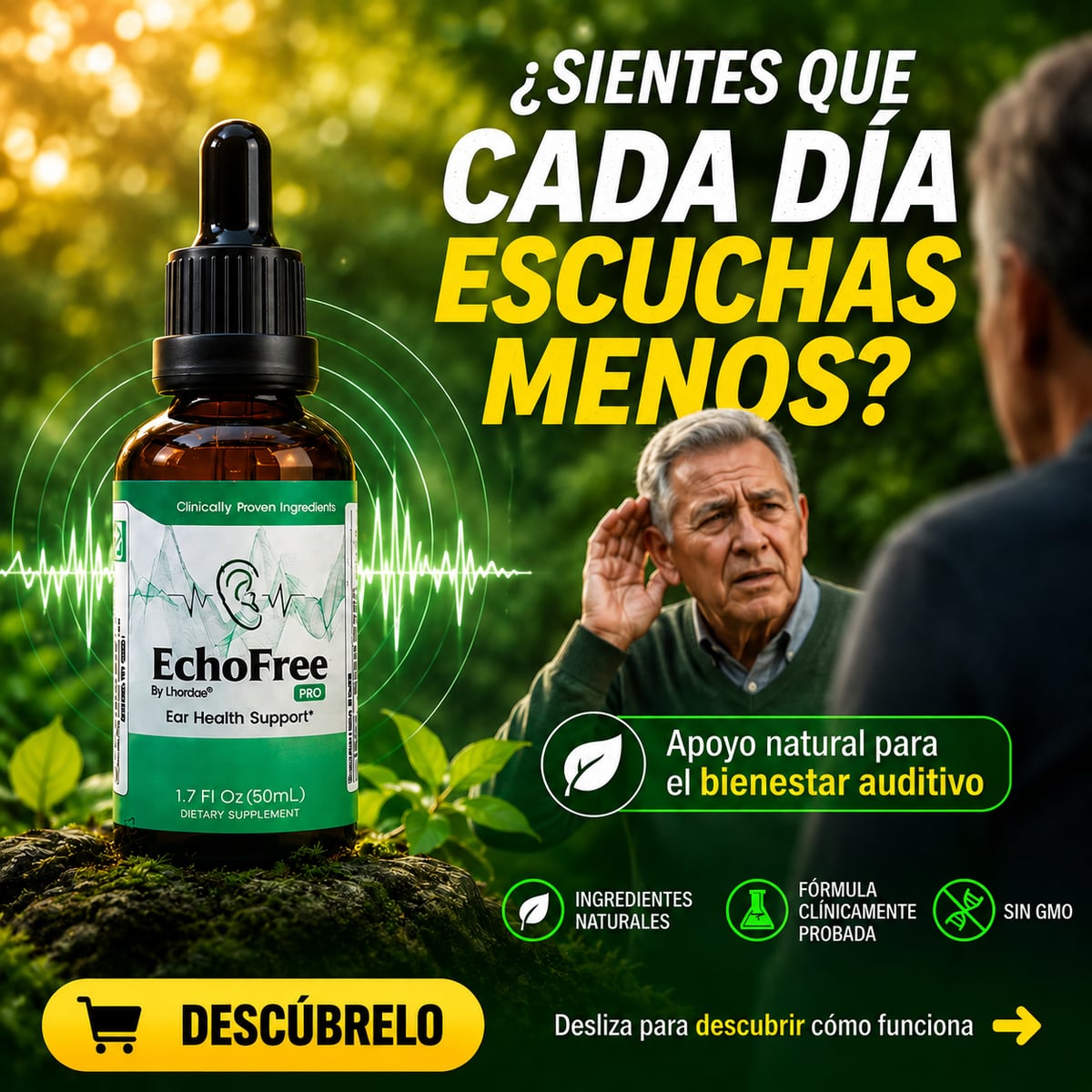 EchoFree™ La solución definitiva a los ruidos en tus oídos👂👂