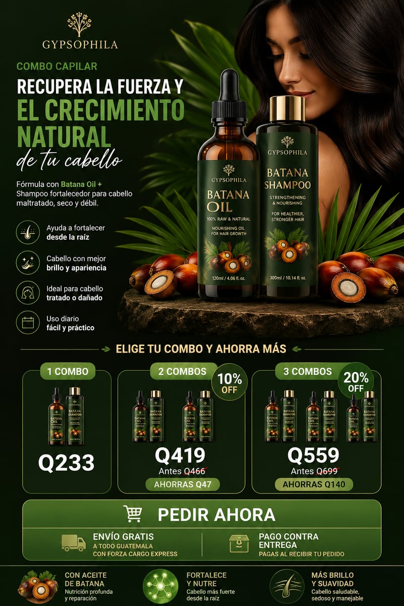 COMBO Batana Aceite + Shampoo + ENVIO GRATIS