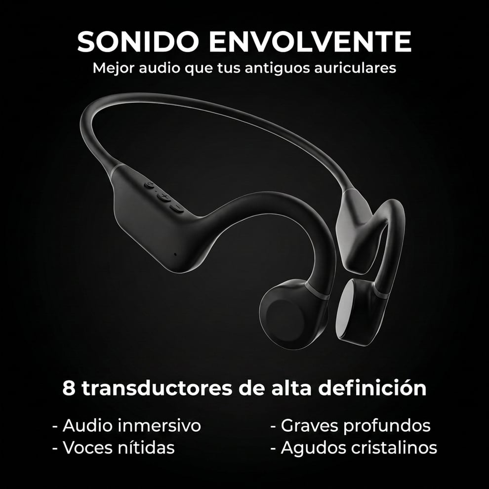 VibraSound pro™ Audífonos de conducción Ósea