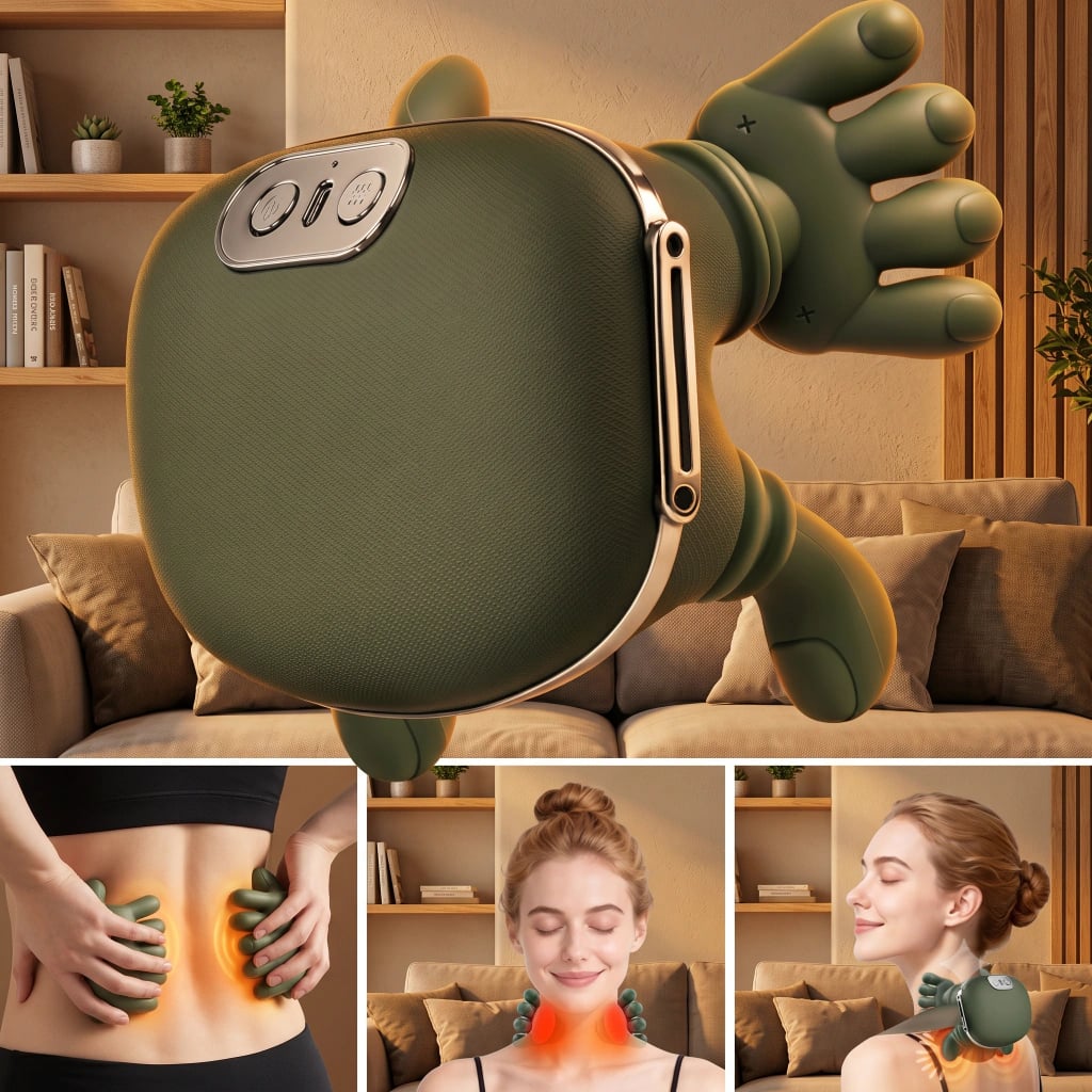 Masajeador Cervical Recargable 4D - ENVIO GRATIS