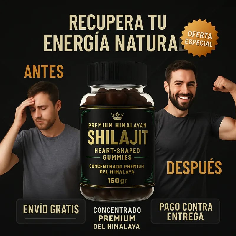 Shilajit Gummies- Energía, Pasión y Vitalidad